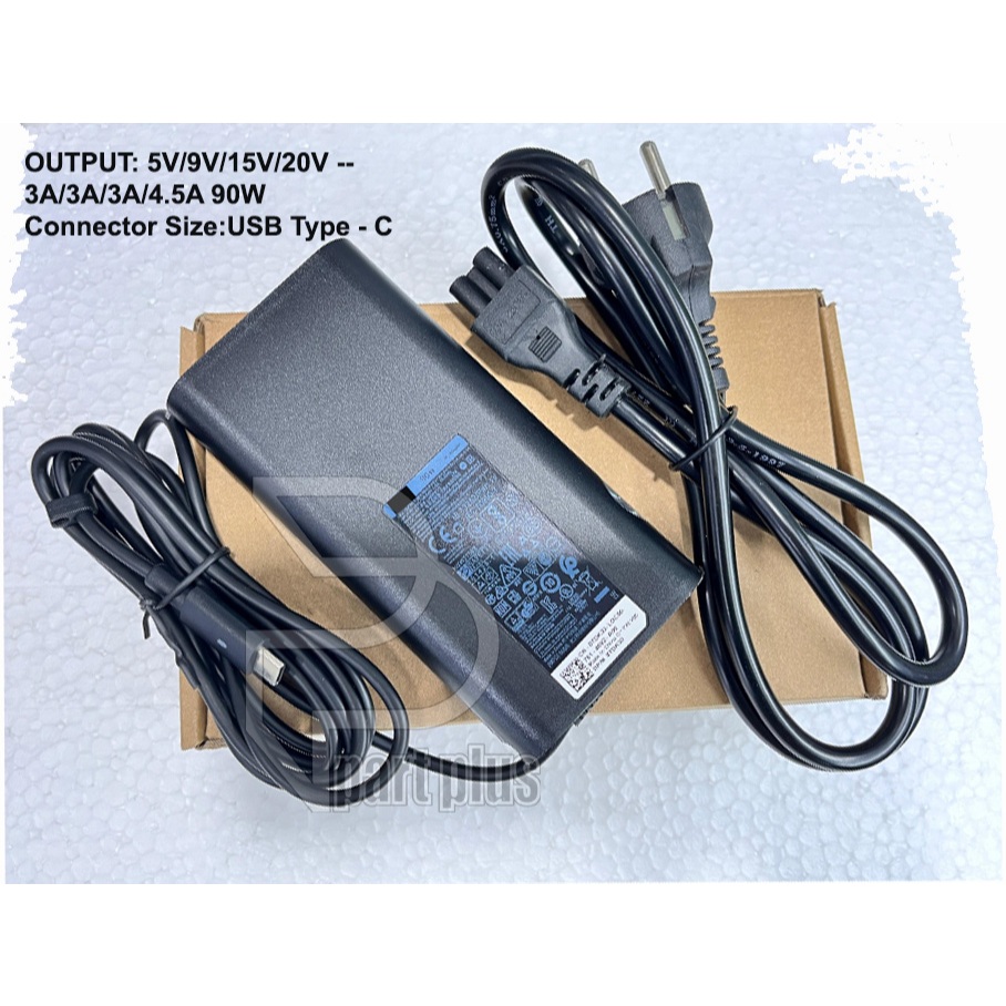 Adaptor Charger 20V - 4.5A 5V/9V/15V/20V 3A/3A/3A/4.5A 90W USB C