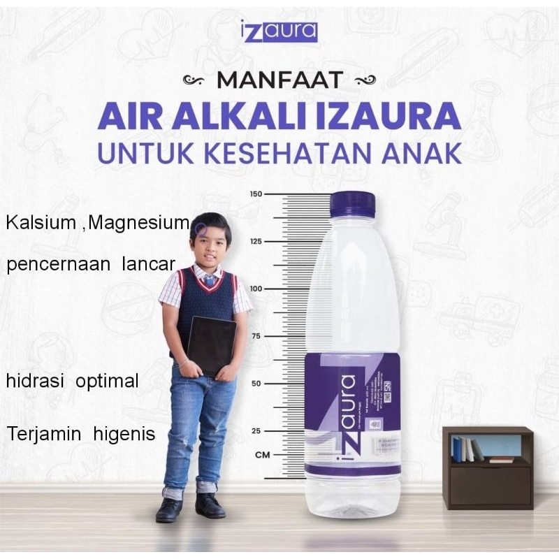 

Air minum pH tinggi/air alkali iZaura