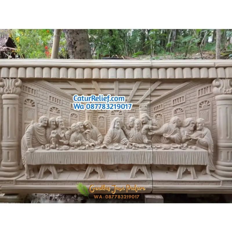 Ukiran Relief Perjamuan Kudus