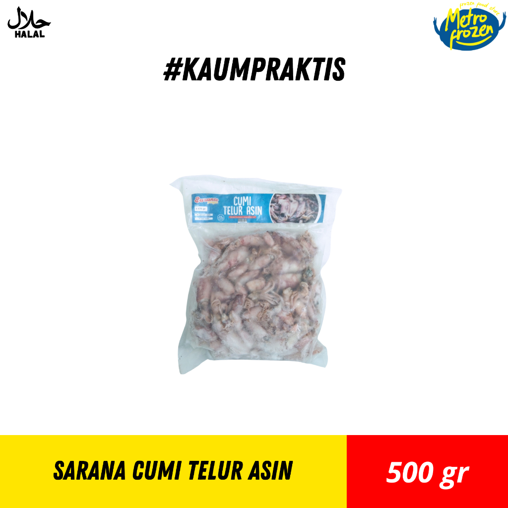 

SARANA Cumi Telur Asin 500gr