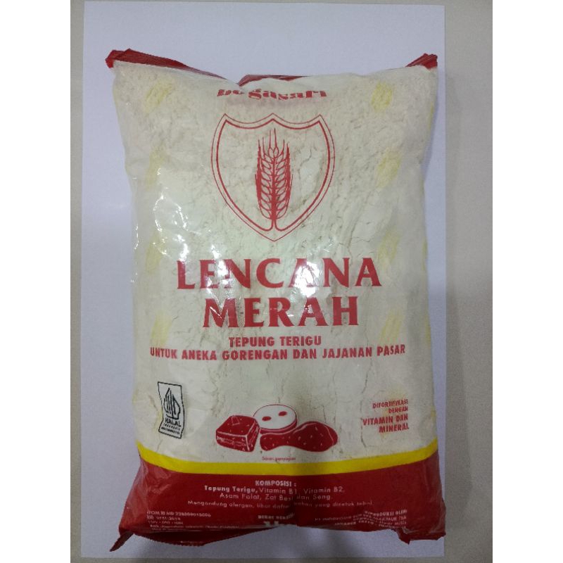 

Tepung Lencana Merah kemasan 1kg