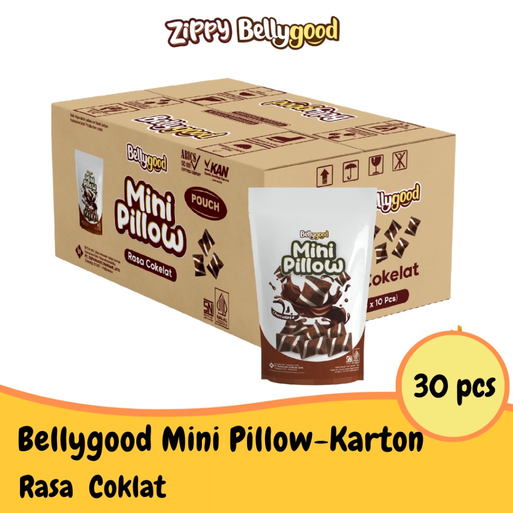 

Zippy dan Bellygood Mini Pillow Karton isi 30 Pouch