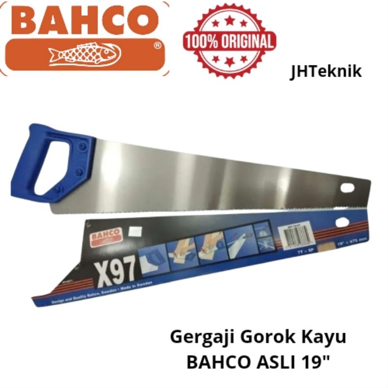 JHTeknik Gergaji Kayu 19" BAHCO 100% ORIGINAL/Gergaji Gorok Kayu BAHCO ASLI 19 inch
