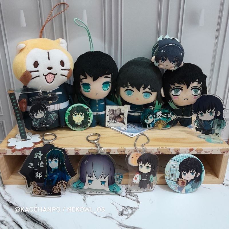 AAB Muichiro Tokito KNY Official Merchandise Kimetsu No Yaiba Merch Mui Demon Slayer DS Plush Boneka