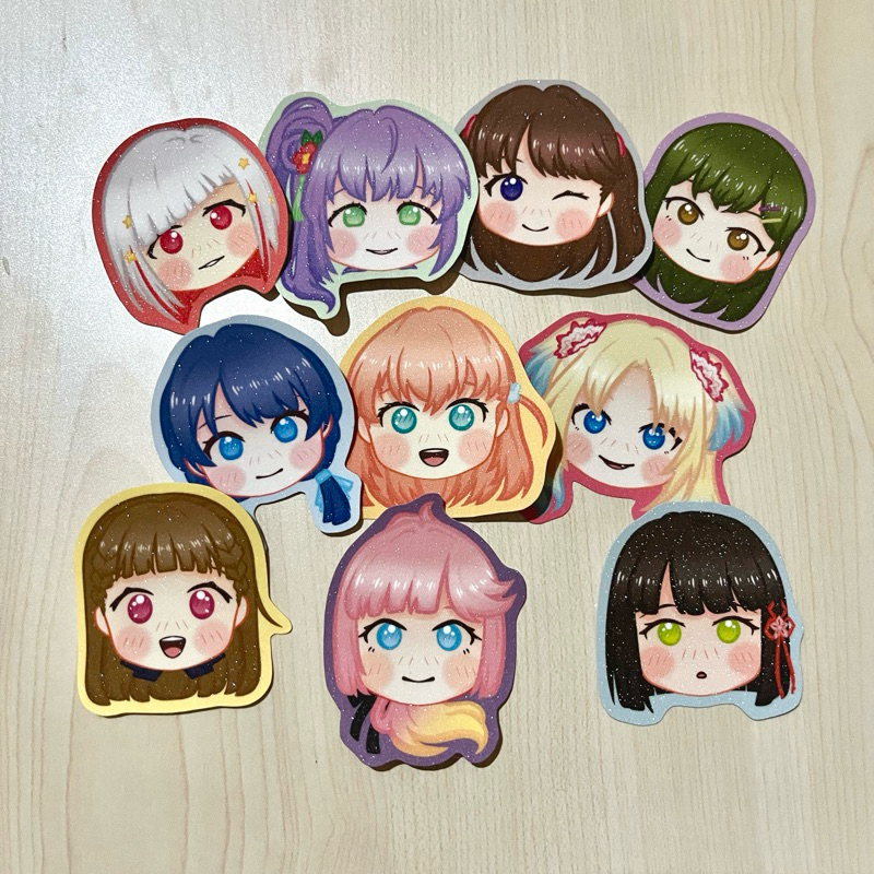 

Link! Like! Love Live! Hasunosora Girls’ High School Idol Club Glitter Diecut Sticker
