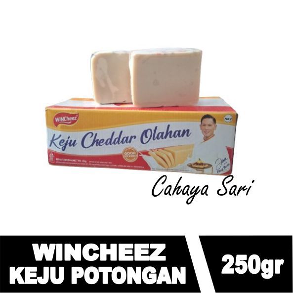 

KEJU WINCHEEZ BLOCK POTONGAN 250G / CHEESE BLOCK WINCHEEZ 250G / WINCHEEZ REPACK POTONGAN 250G