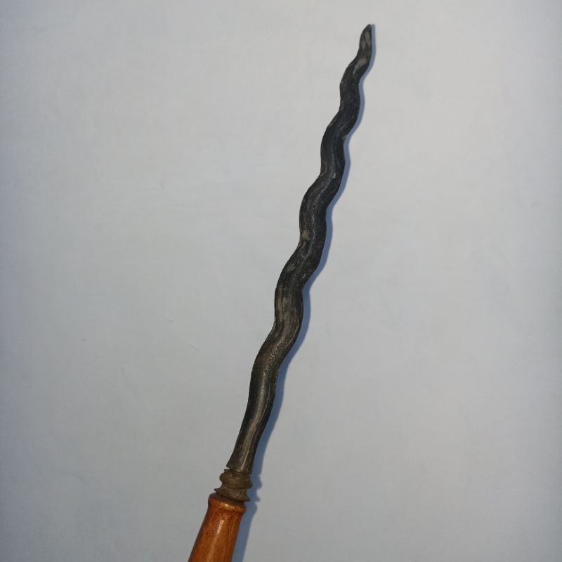 Tombak Korowelang Pamor Ceprit Tangguh Majapahit Original Sepuh Kuno