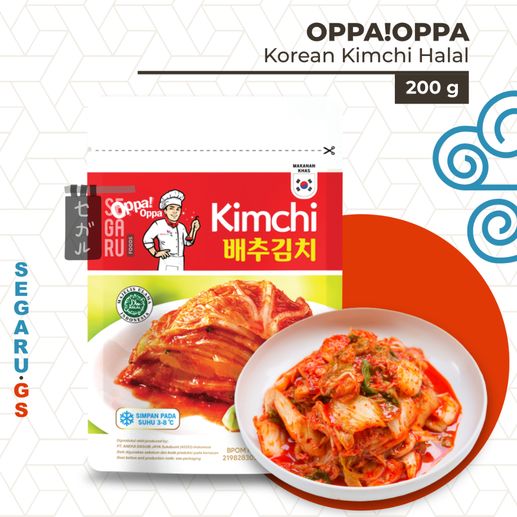 

Kimchi Sawi Fresh | Kimchi Korea | Kimchi Halal 200 gram