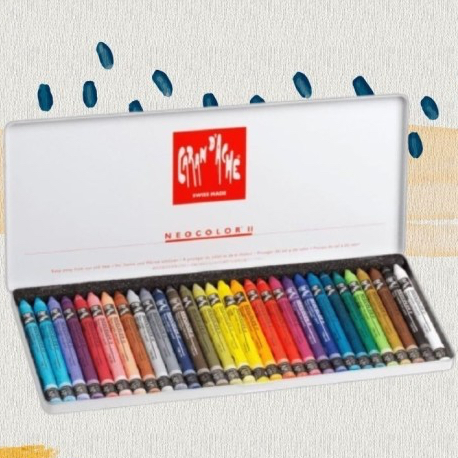 

CARANDACHE Crayon Classic NEOCOLOR 2 Watersoluble isi 30
