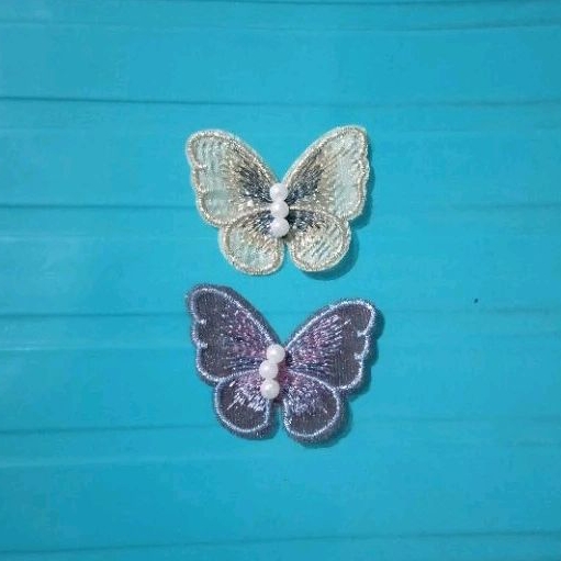 Aplikasi kupu / bordir kupu