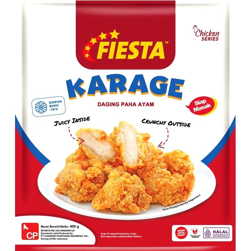 

TERMURAH !Chicken Fiesta Karage 400gr
