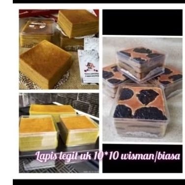 

Lapis legit Wisman Polos/pandan/Prunes Uk 10x10 Homemade di Jamin Enak Halal Tanpe pengawet