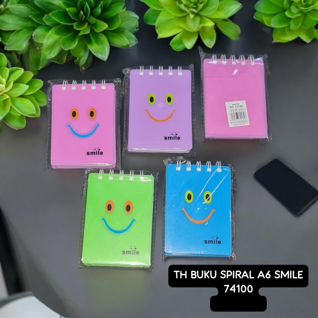 

BUKU SPIRAL A6 SMILE /NOTEBOOK