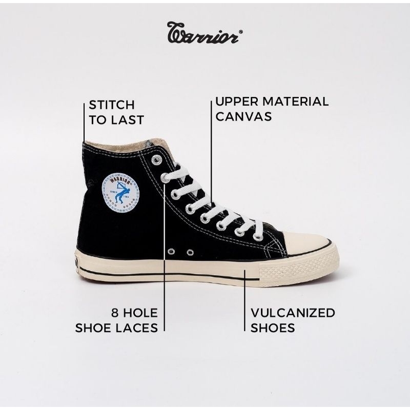 Sepatu Sneaker Pria Warrior Sparta HC Ori Gratis Kaos Kaki