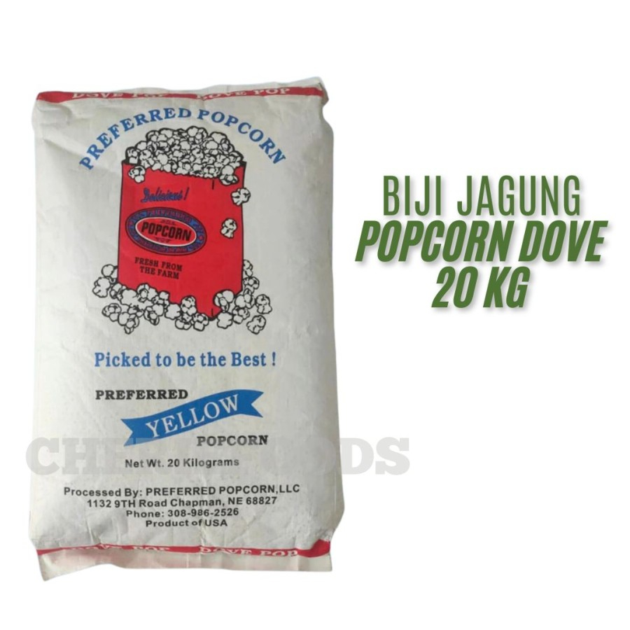 

Biji Jagung Popcorn Pop Corn / Preferred Dove Pop Yellow Popcorn 20 Kg