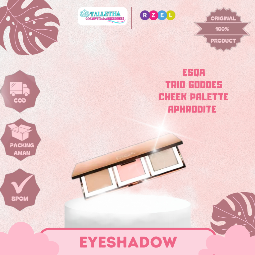 ESQA Trio Goddess Cheek Palette - Aphrodite