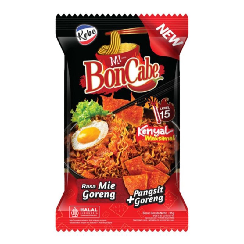 

Kobe Mi BonCabe Goreng Level 15 95 g