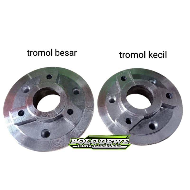 Plendes adaptor cakram belakang satria fu tromol kecil dan tromol besar