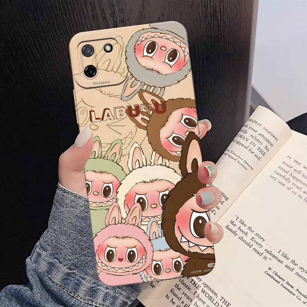Softcase HP Realme C11  - Motif Karakter Labubu - Silikon Case, Case Karet, Kondom Case