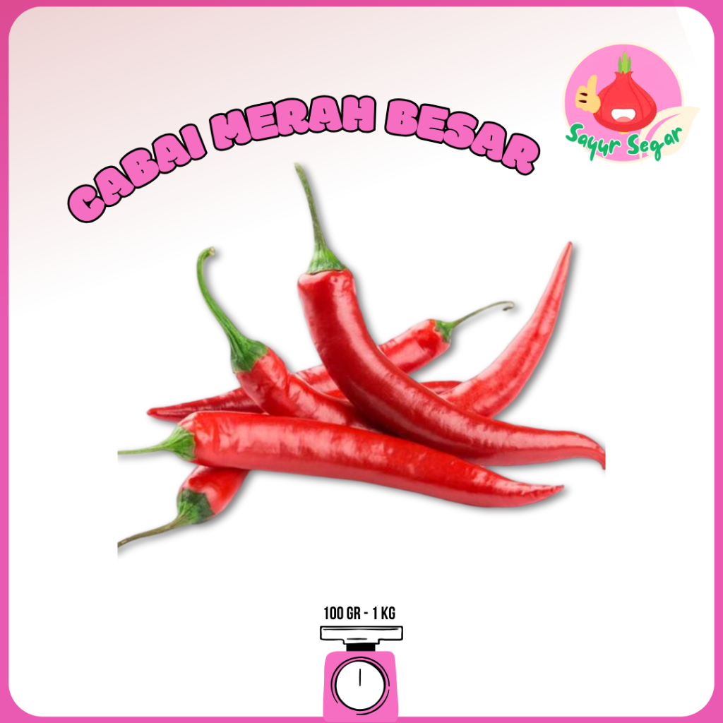 

Sayur Segar- Cabai Merah Besar/Large Red Chilli