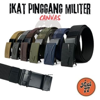 IKAT PINGGANG PRIA MILITER TENTARA BAHAN NYLON CANVAS