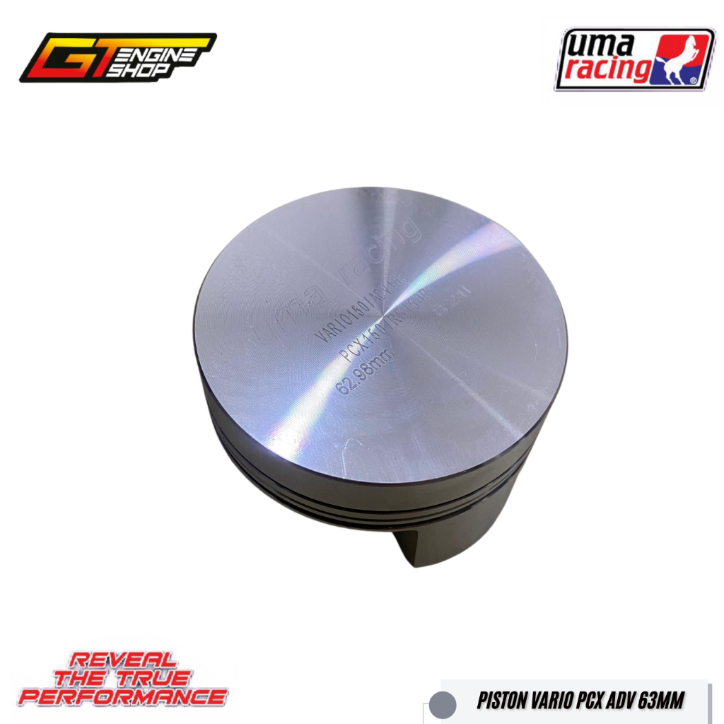 PISTON UMA RACING VARIO PCX ADV 63MM PEN 14 SEHER VARIO PCX 63MM UMA RACING  PEN 14 BAHAN FORGED