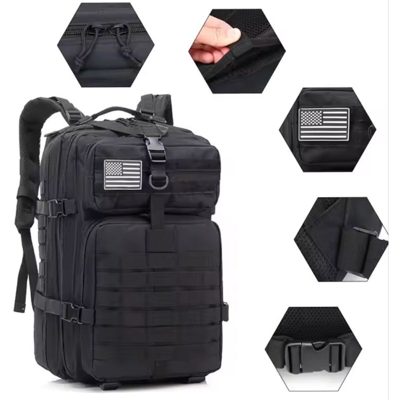 TAS RANSEL TACTICAL IMPORT BESAR/ TAS PUNGGUNG BESAR 50L