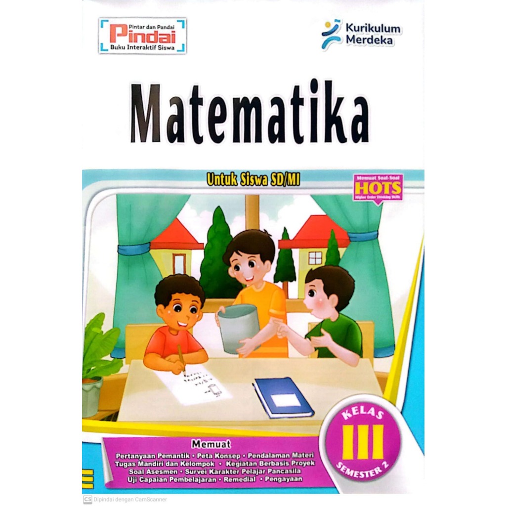 Buku LKS Matematika Kurikulum Merdeka Kelas 3 SD/MI Semester 2