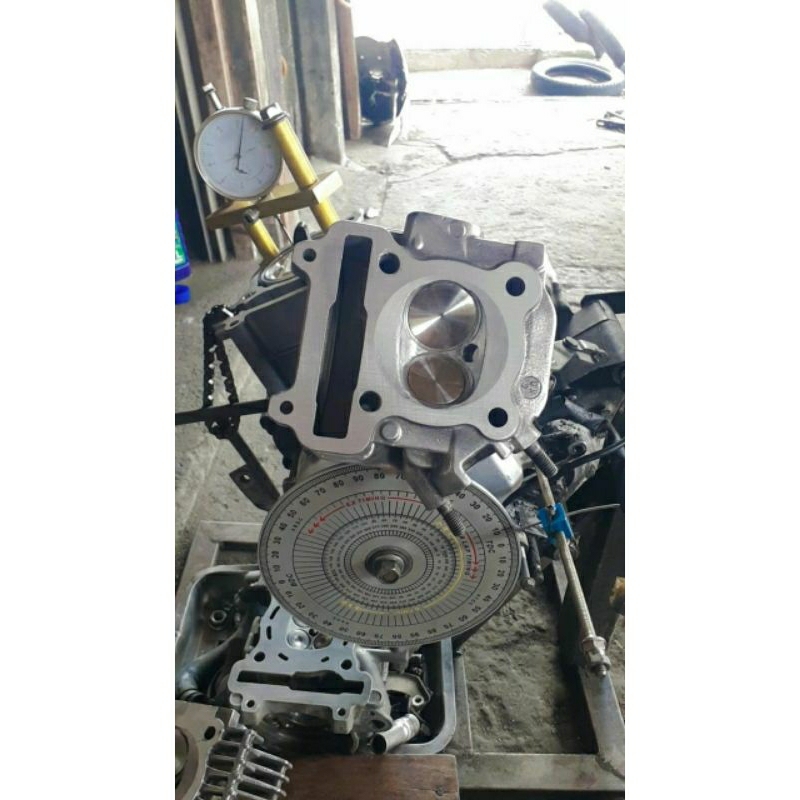 cylender head/kop mio racing 29mm 34mm