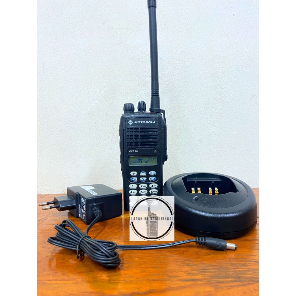 HT Motorola GP 338 VHF 136 Bekas GP338 Second