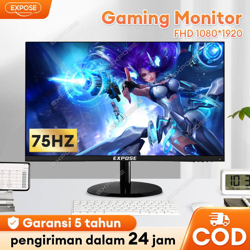 Monitor PC 19 Inch Monitor 75HZ 19-24Inch PS4/PS5/Xbox 22 Flat HDMI Lcd Monitor Built-in speaker