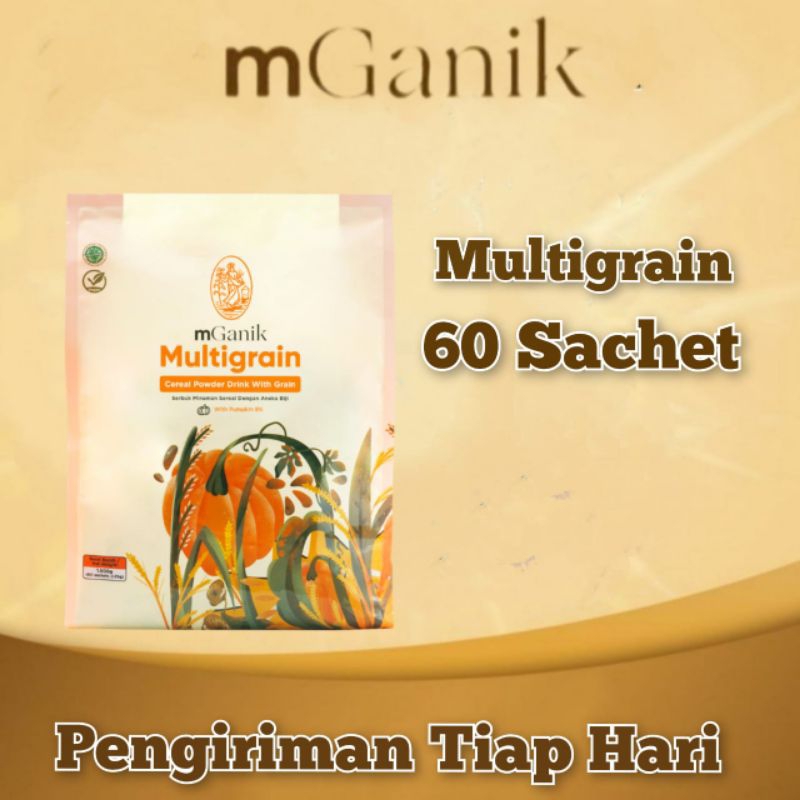 MGANIK MGANIK MULTIGRAIN PAKET 1 BULAN 60 SASET SOLUSI GULA DARAH BPOM HALAL