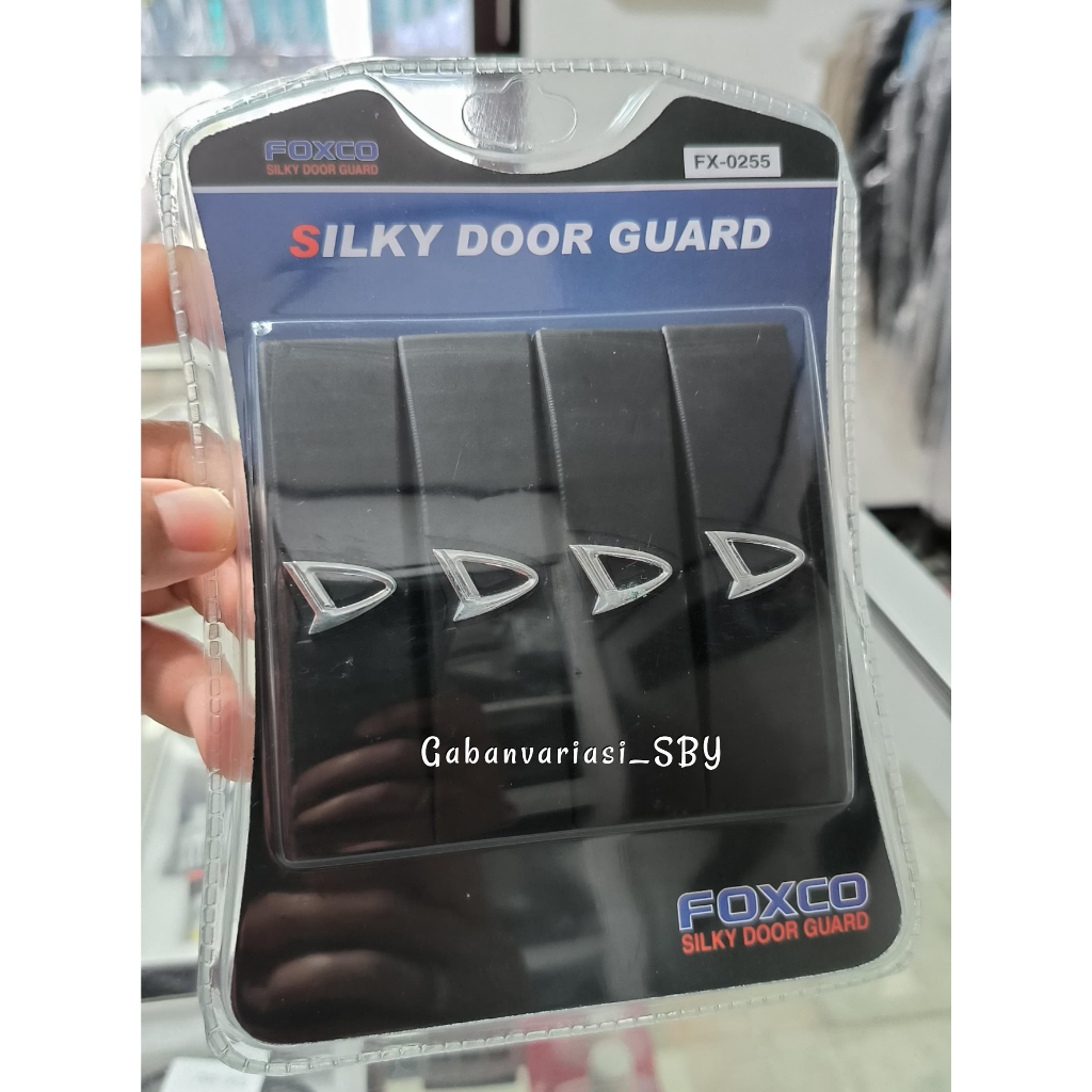 Foxco Silky Door Guard - Pelindung Pintu Mobil logo Daihatsu (ayla, sigra, xenia, terios)