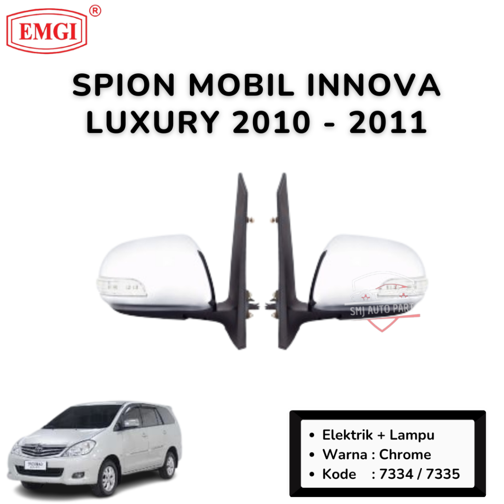 EMGI - SPION MOBIL INNOVA LUXURY 2010 - 2011 - ELEKTRIK + LAMPU