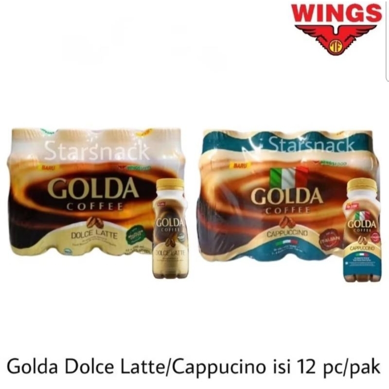 

GOLDA COFFEE / KOPI 1 SLOP ISI 12 PCS, BERAT PER BOTOL 200 ML