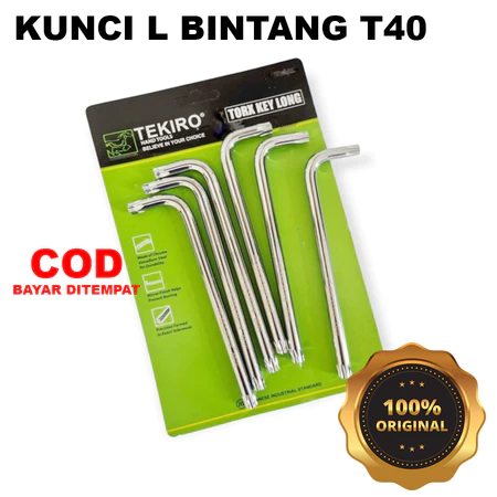 TEKIRO KUNCI L BINTANG T40 ORIGINAL