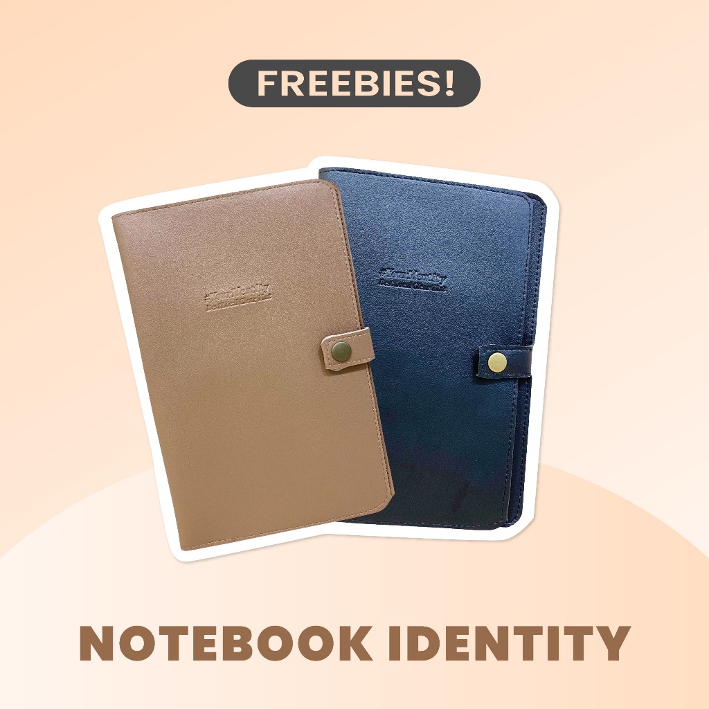 

GIFT [NOT FOR SALE] NOTEBOOK FREEBIES IDENTITY SOFTLENS DAILY