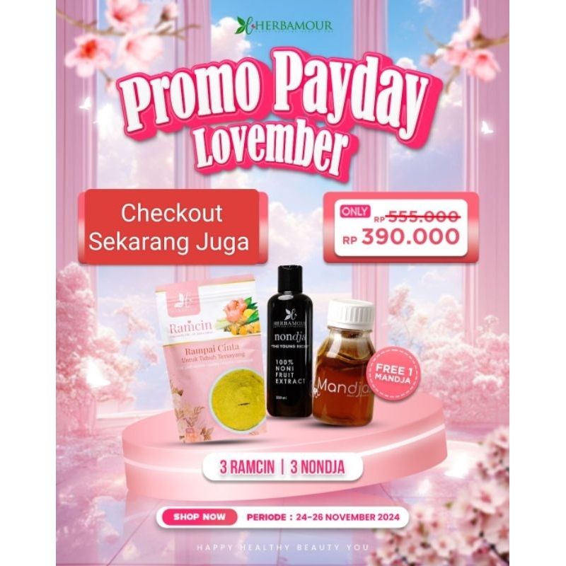 

Promo Payday Herbalov Ramcin dan Nondja