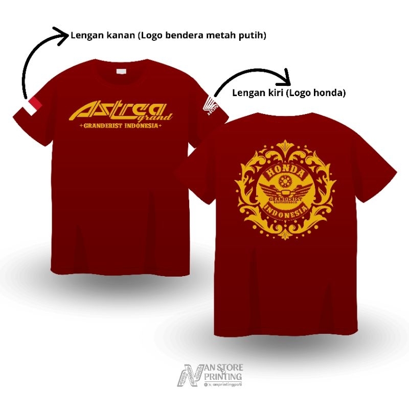 kaos custom honda grand