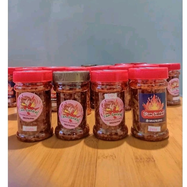 

I'AM SAMBAL 150gram PAKET HEMAT ISI 4 (Varian tulis dicatatan)