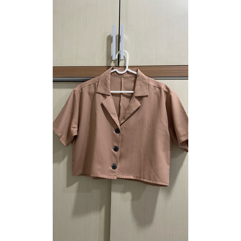 Preloved Kemeja Celana Coklat susu