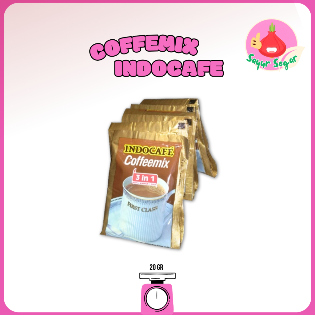 

Sayur Segar- IndoCafe 3in1/Coffemix/Kopi Susu 1 pcs