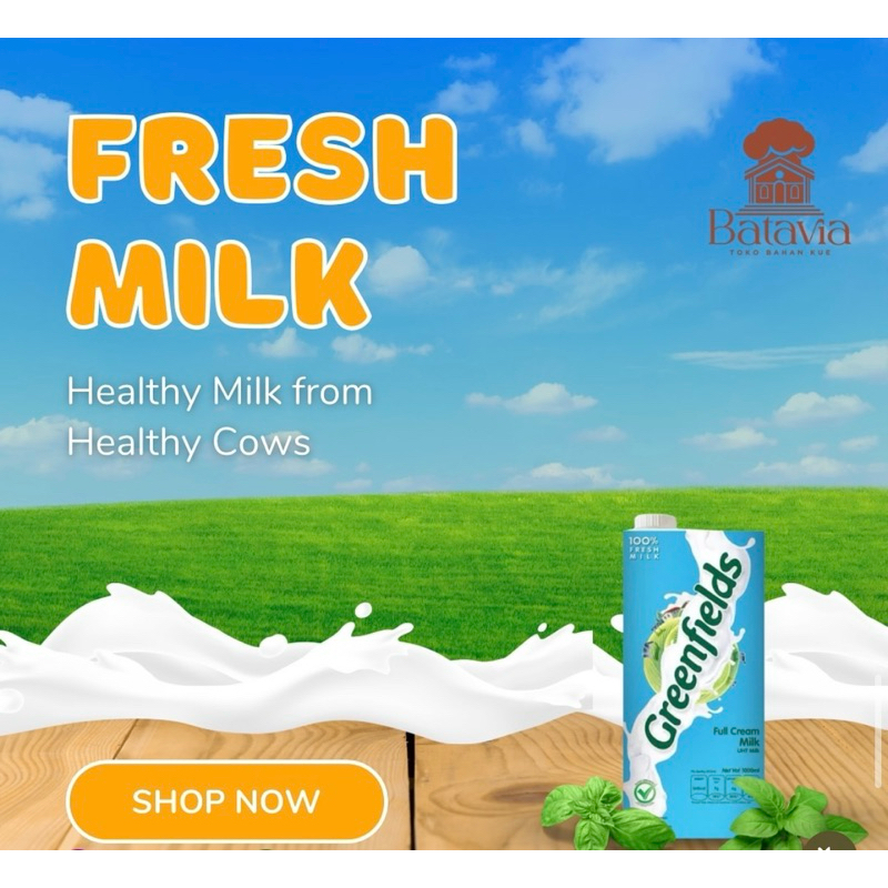 

GREENFIELDS UHT FULL CREAM 950 ML