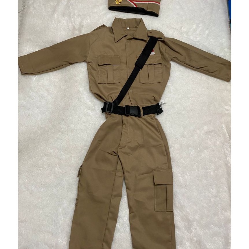 HJ6 Seragam Pahlawan kostum baju profesi anak baju kostum anak pejuang kemerdekaan anak seragam prof
