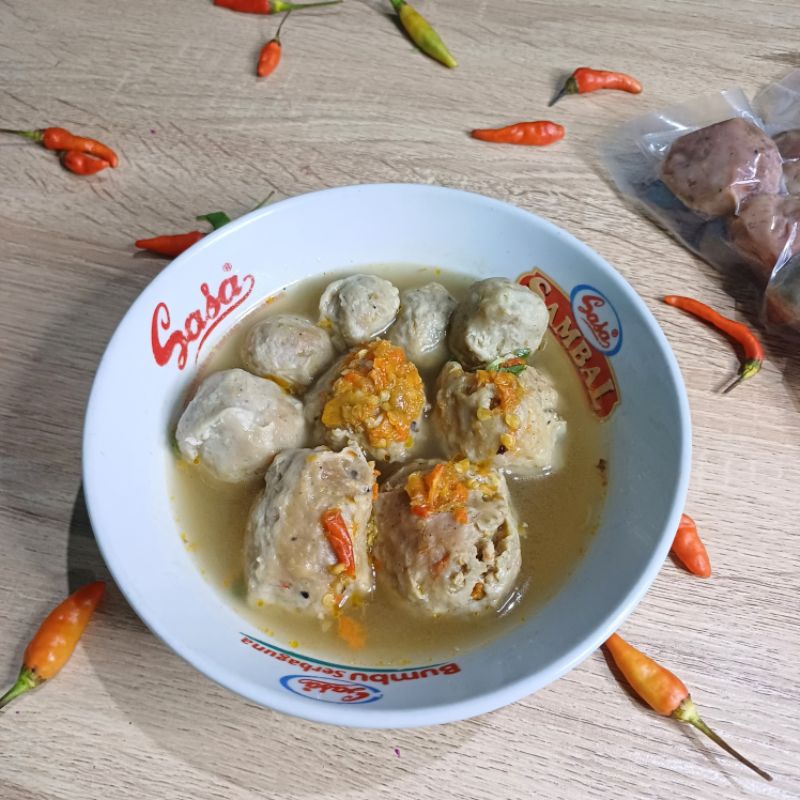 

BAKSO PAKDE1 || Varian Naga Bledos Isi Daging