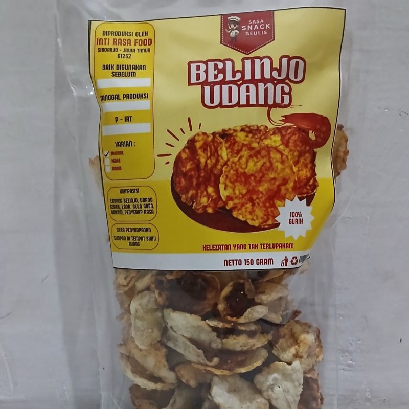 

ENAK! EMPING BELINJO UDANG MATANG 150GR