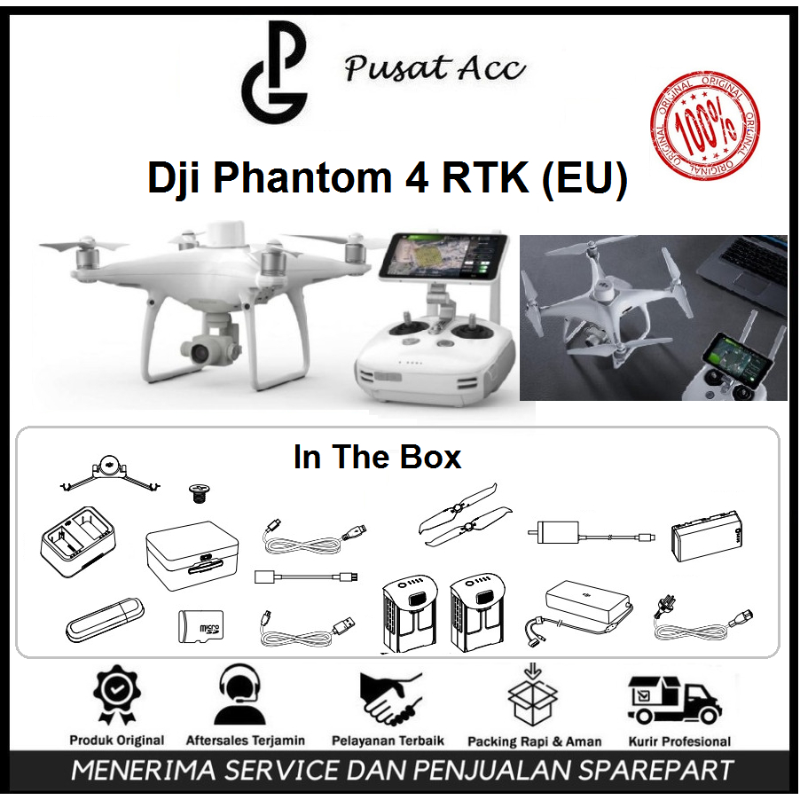 DJI Phantom 4 RTK BASIC - Camera Drone New Original