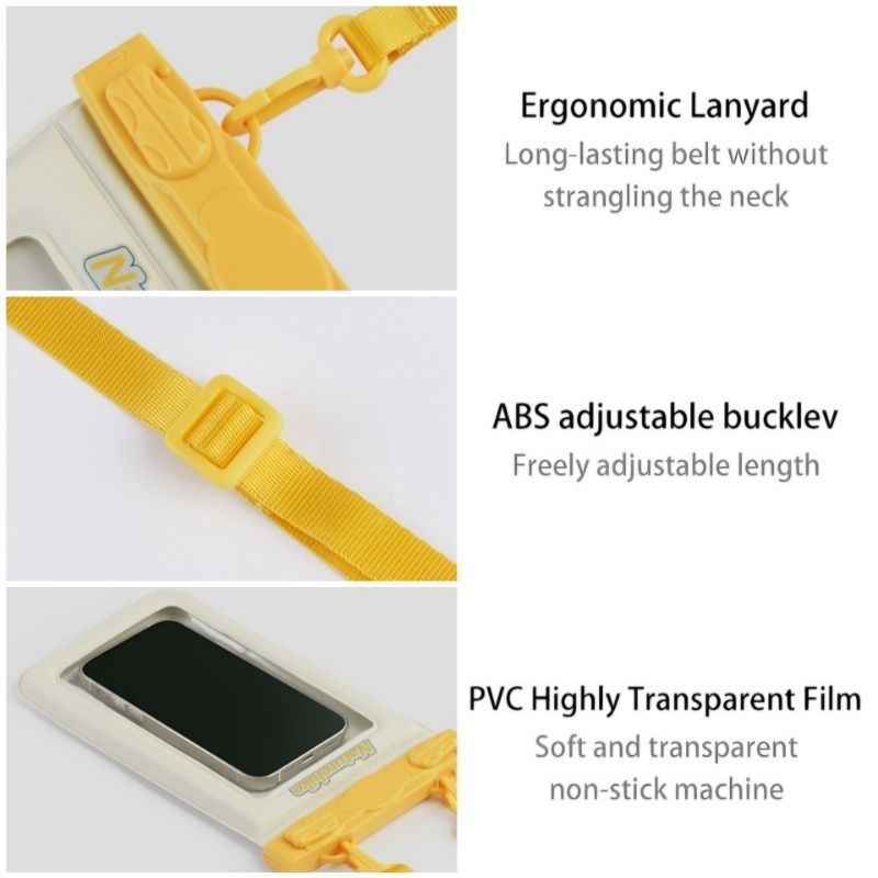 Evergreeeen Tas Kantong Hp Waterproof Naturehike Cnk2300Bs015 Ipx8 Cell Mobile Phone Waterproof Bag