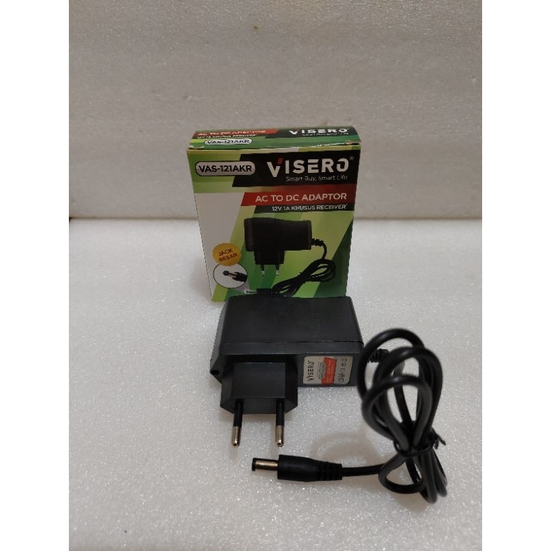 VISERO AC TO DC ADAPTOR 12V 1A