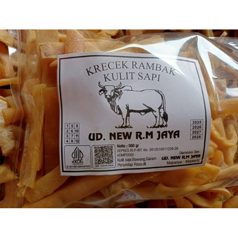 

Krecek Rambak Kulit Sapi Asli 500gram